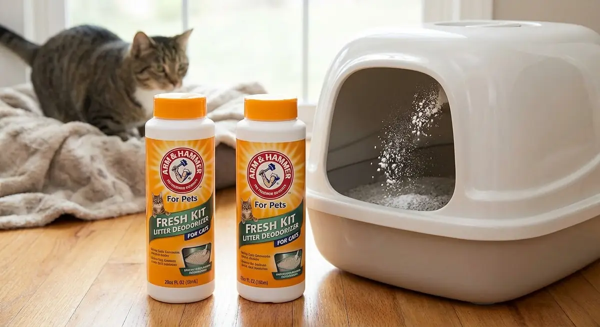 Arm & Hammer for Pets Fresh Kit for Cats Baking Soda Litter Deodorizer 20oz image 3