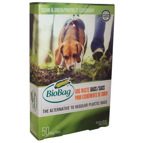 BioBag Compostable Dog Waste Bags 50ct