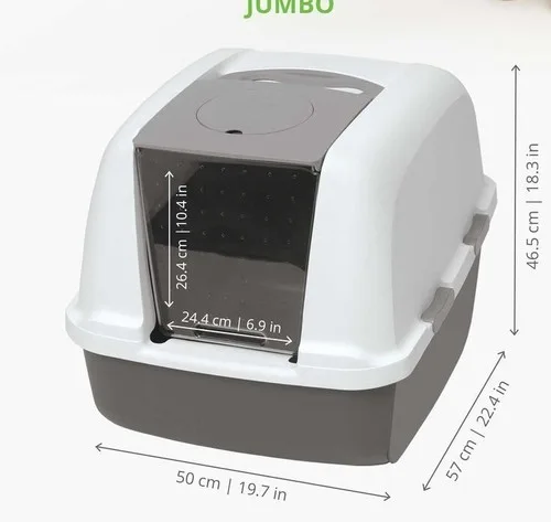 Catit Jumbo Hooded Cat Litter Pan image 3