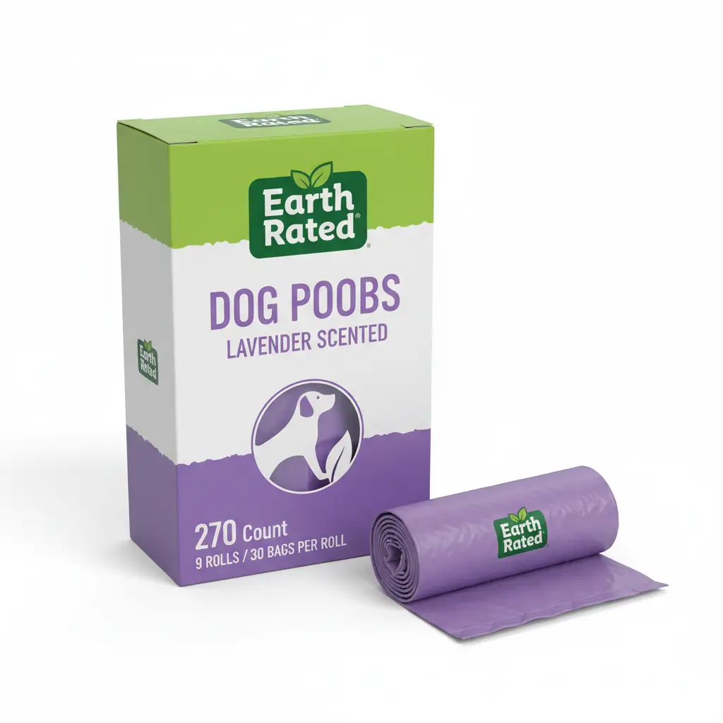 Earth Rated Dog Poop Bags Lavender Scented 270ct image 2