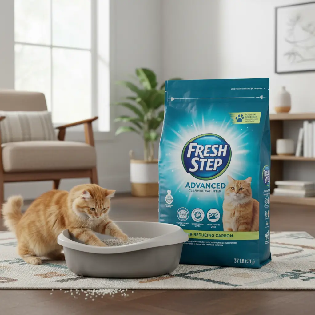 Fresh Step Advanced Clumping Cat Litter 37lb image 3