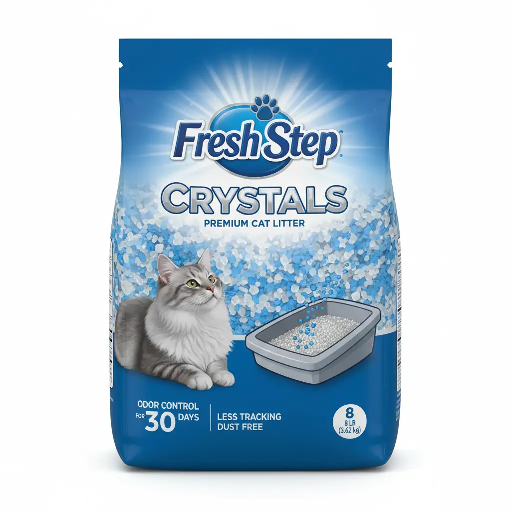 Fresh Step Crystals Premium Cat Litter 8lb