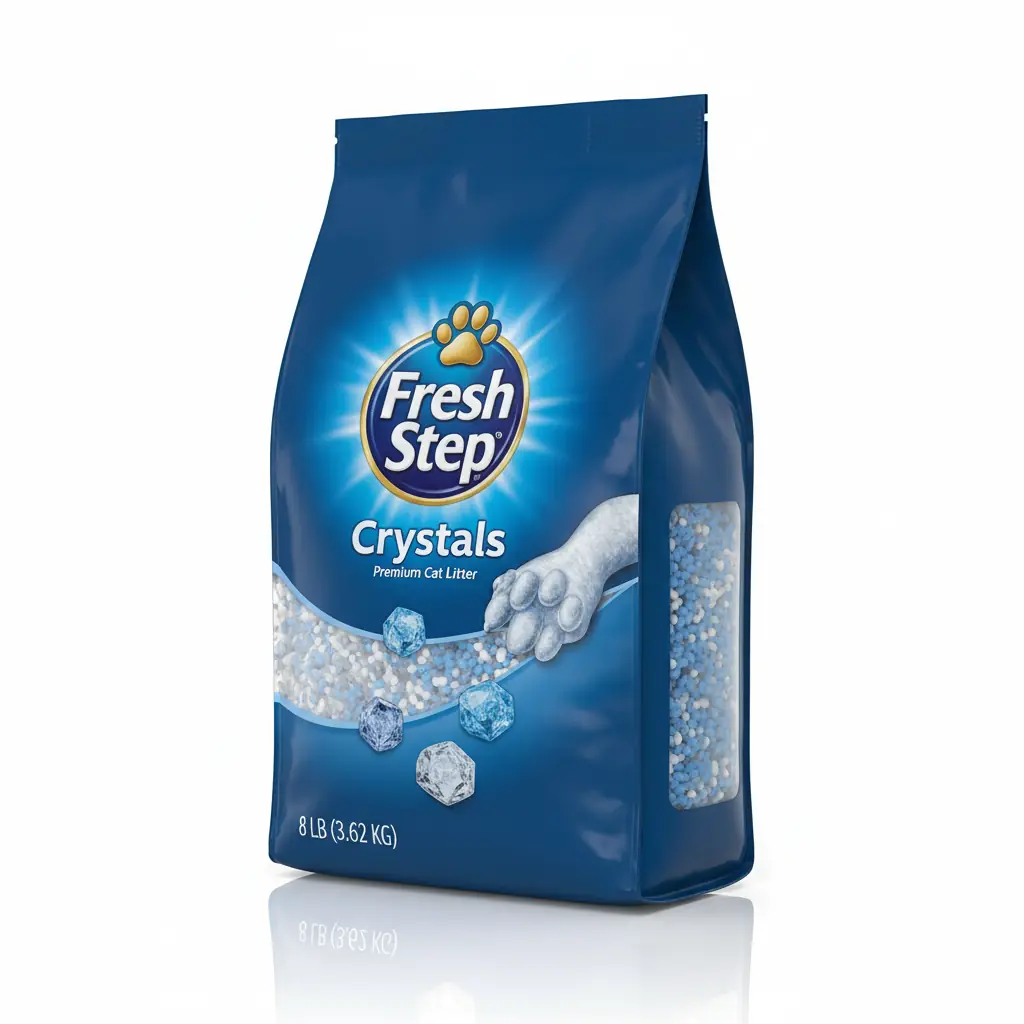 Fresh Step Crystals Premium Cat Litter 8lb image 2