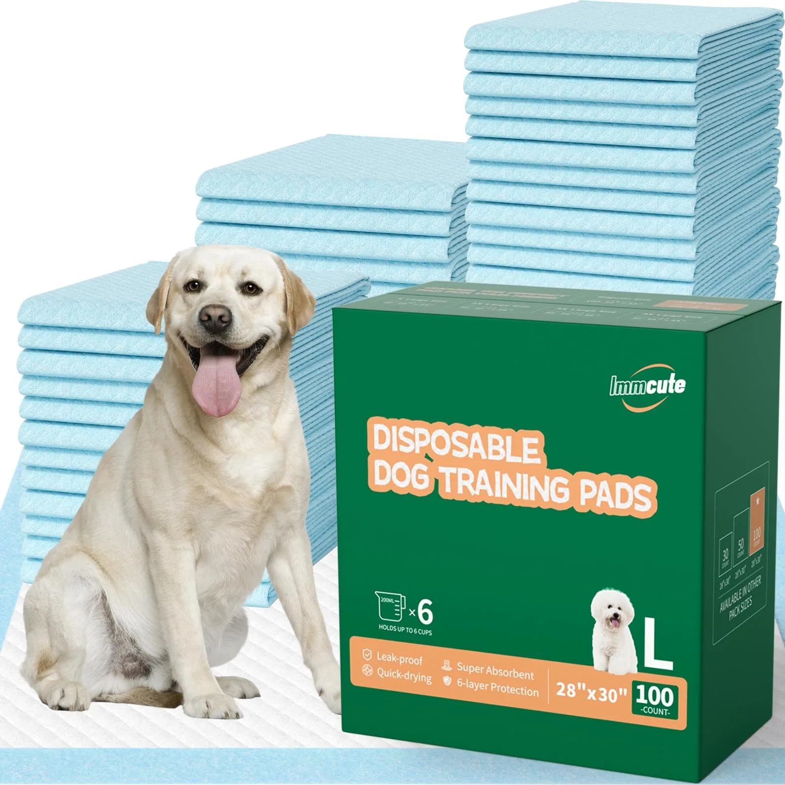 Frisco Waterproof Dog Pee Pads 22x22in 100ct image 3