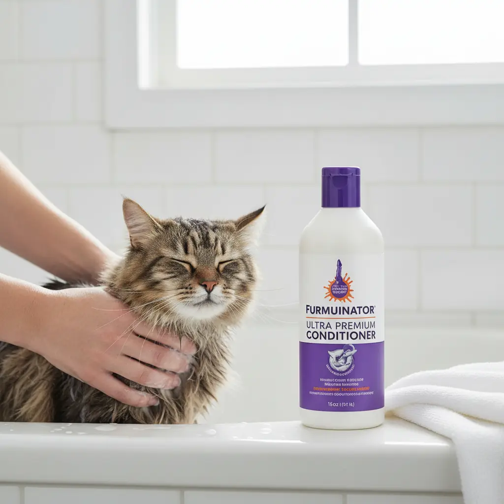 Furminator deShedding Conditioner for Cats 16oz image 3