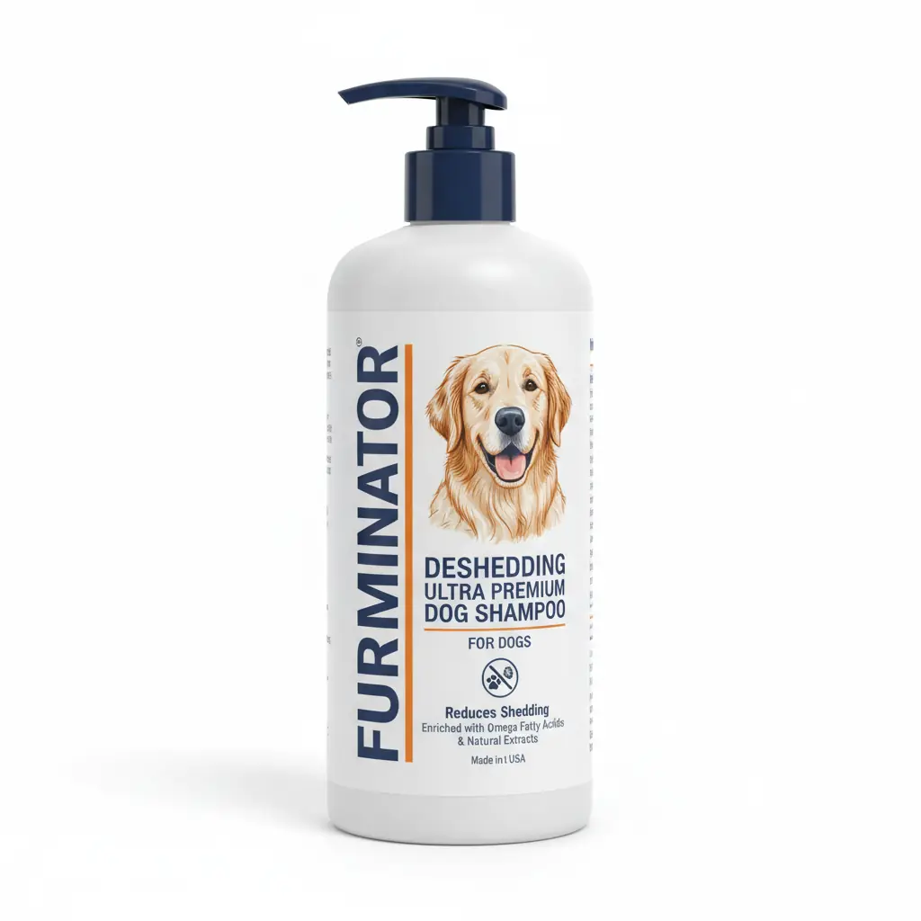 Furminator deShedding Ultra Premium Dog Shampoo 16oz image 2