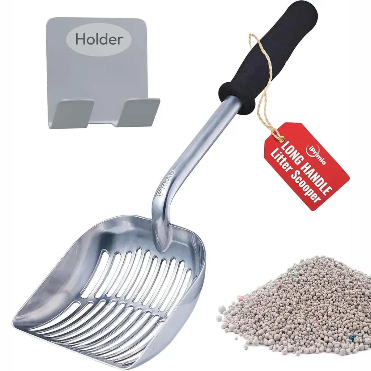 iPrimio Sifter with Long Handles Litter Scoop image 3