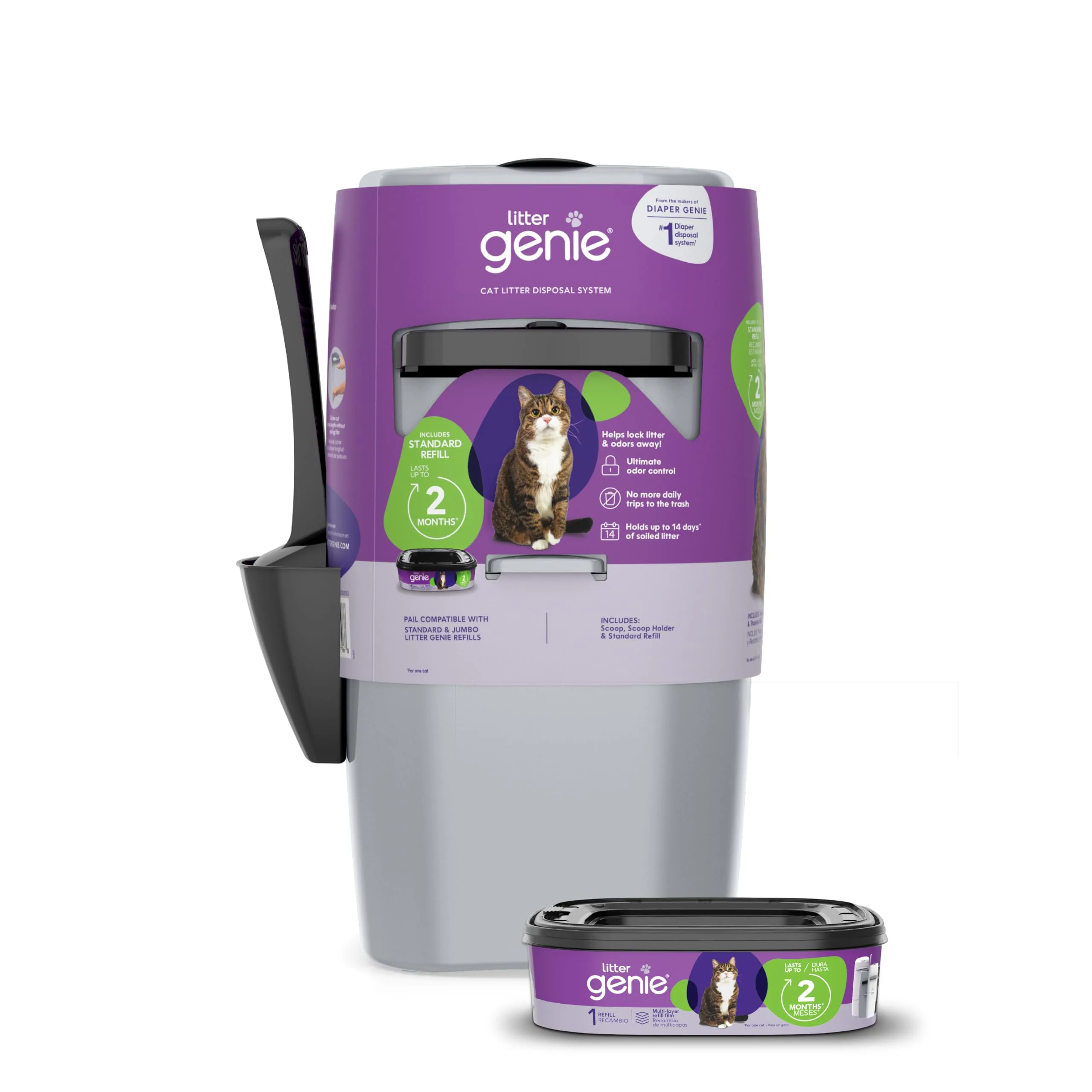 Litter Genie Standard Cat Litter Disposal System image 2