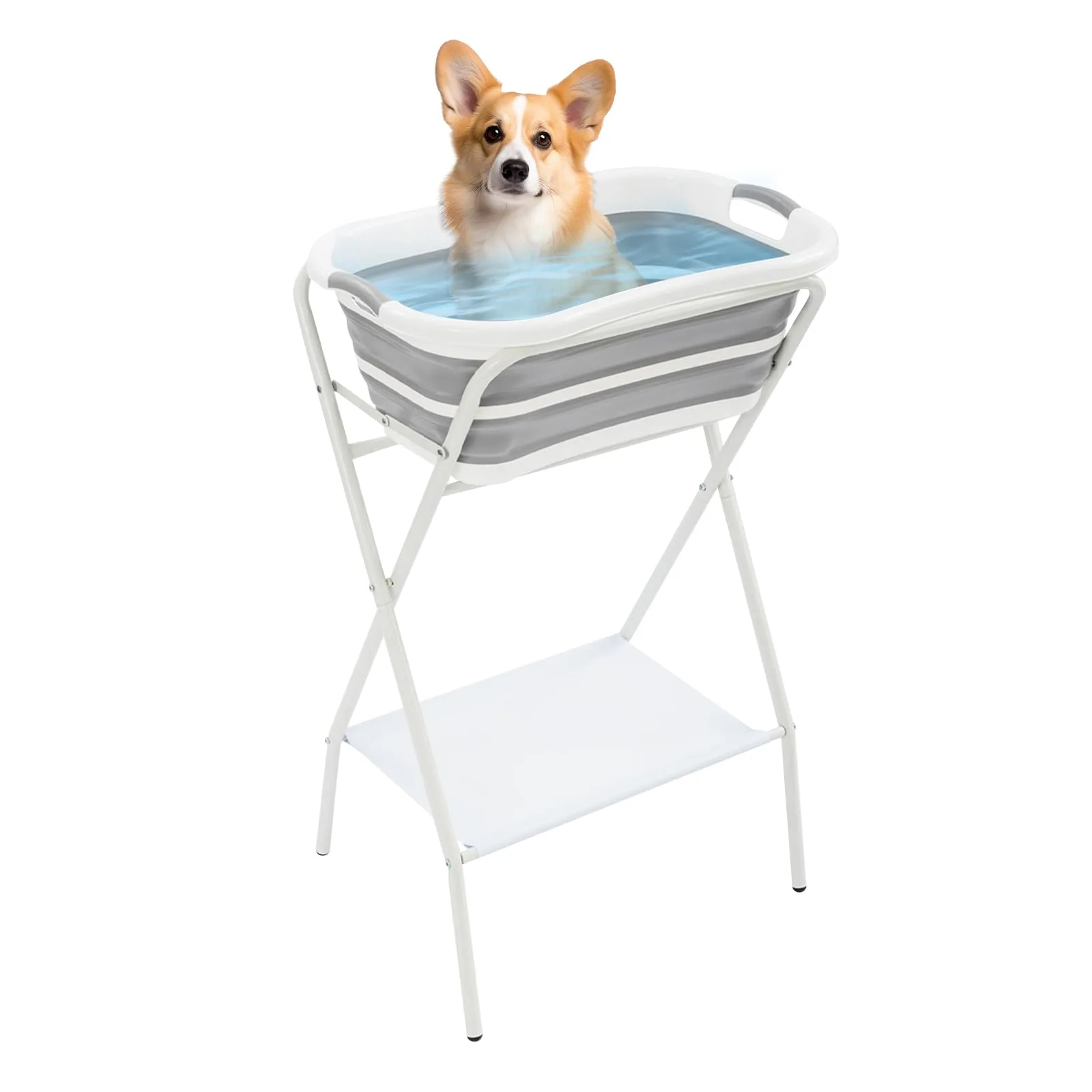 Nature's Miracle Adjustable Dog Bath Tub Portable
