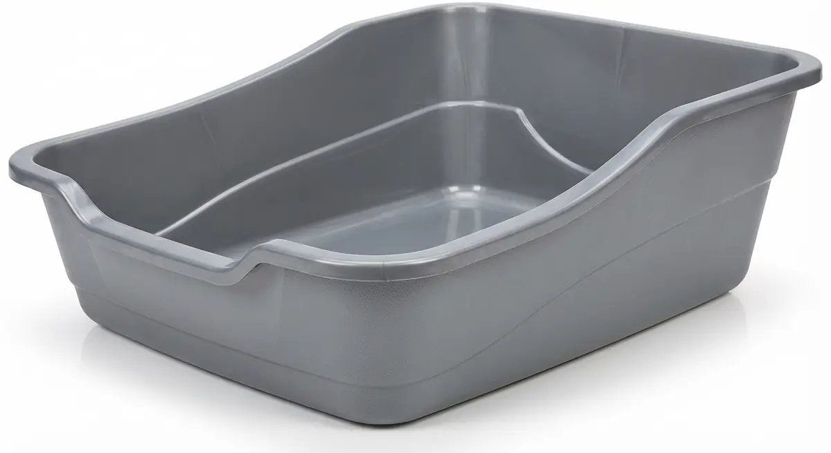 Petmate Hi-Back Open Cat Litter Box 22-Inch image 2