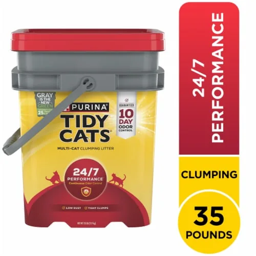 Purina Tidy Cats Clumping Cat Litter 24/7 Performance 35lb