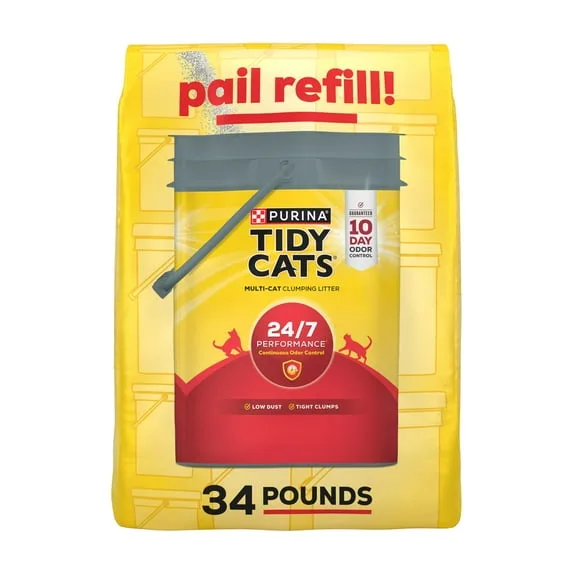 Purina Tidy Cats Clumping Cat Litter 24/7 Performance 35lb image 2