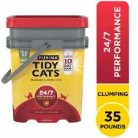 Purina Tidy Cats Clumping Cat Litter 24/7 Performance 35lb image 3