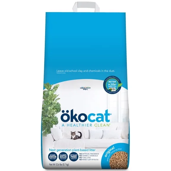 ökocat Natural Wood Clumping Cat Litter 20lb